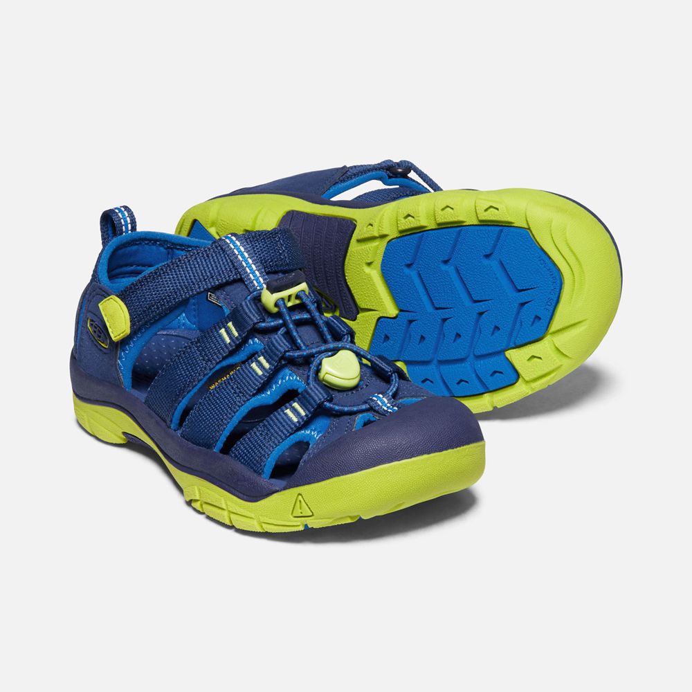 Sandalias Keen Mexico Azules/Verdes - Niños Newport H2 - AC0924186